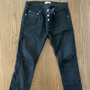 Buck mason black denim
